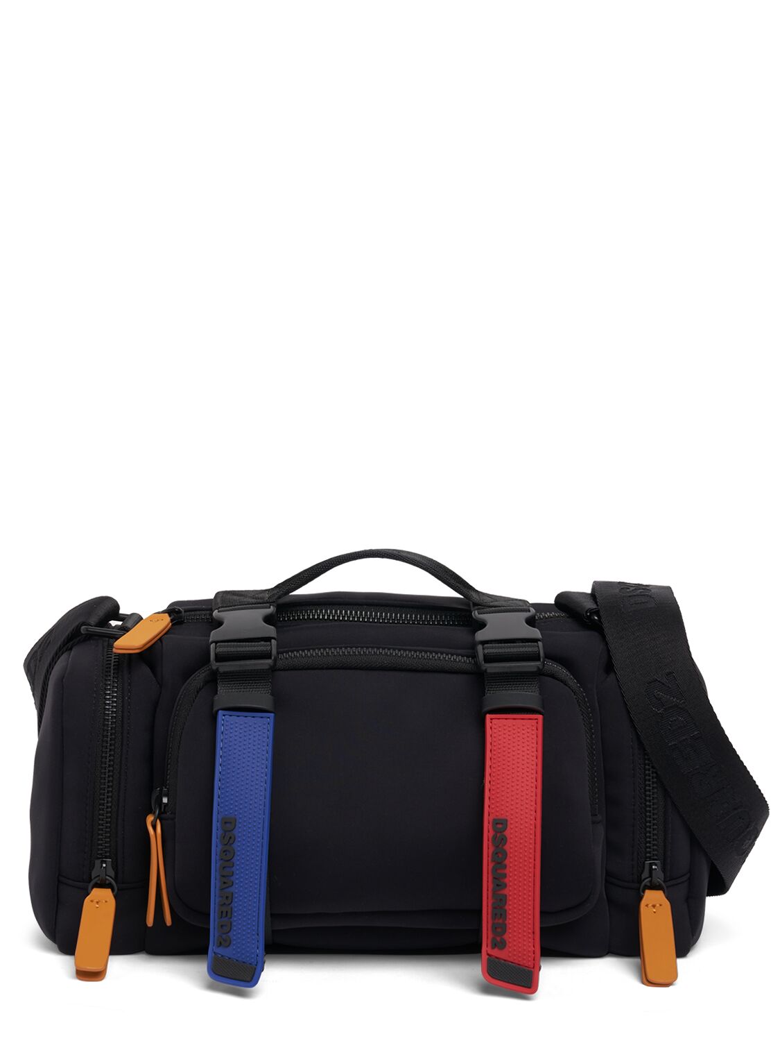 Dsquared2 Sport Tape Crossbody Bag In Black