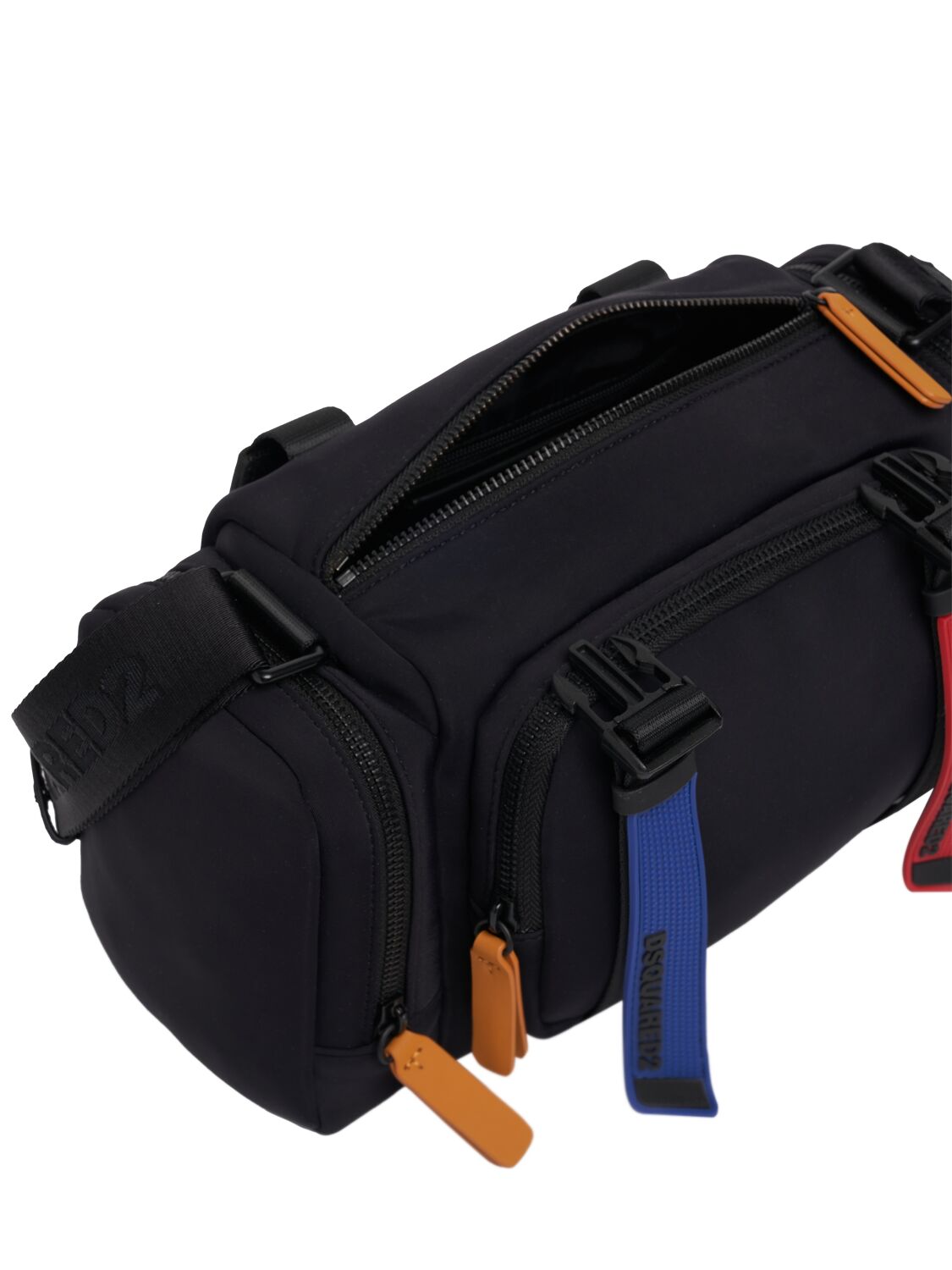 Shop Dsquared2 Sport Tape Crossbody Bag In Black
