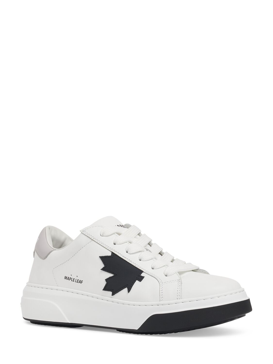 Shop Dsquared2 Bumper Low Top Sneakers In White,black