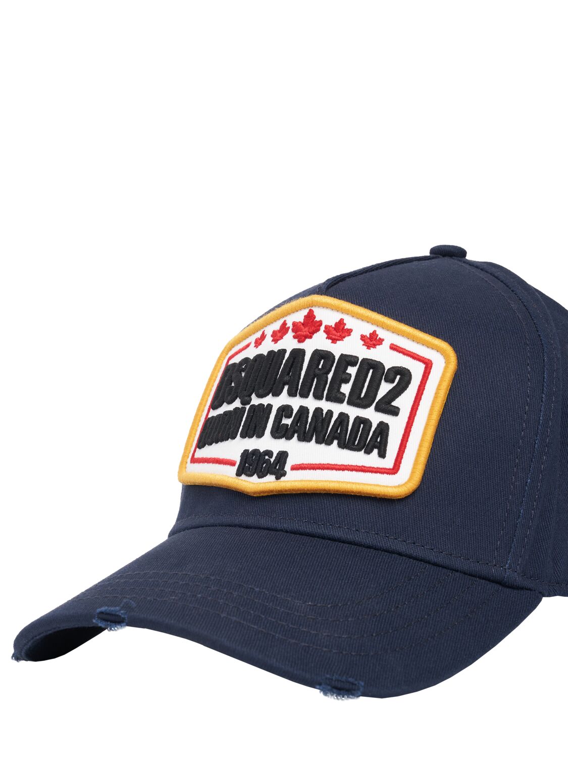 Shop Dsquared2 Logo Baseball Cap In Navy
