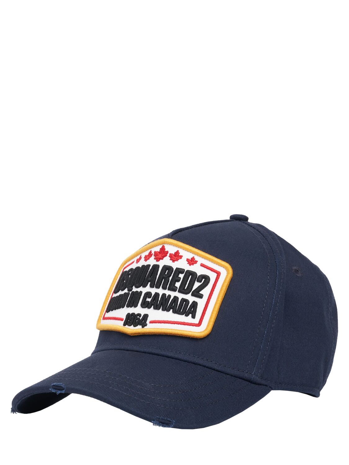 Shop Dsquared2 Logo Baseball Cap In Navy