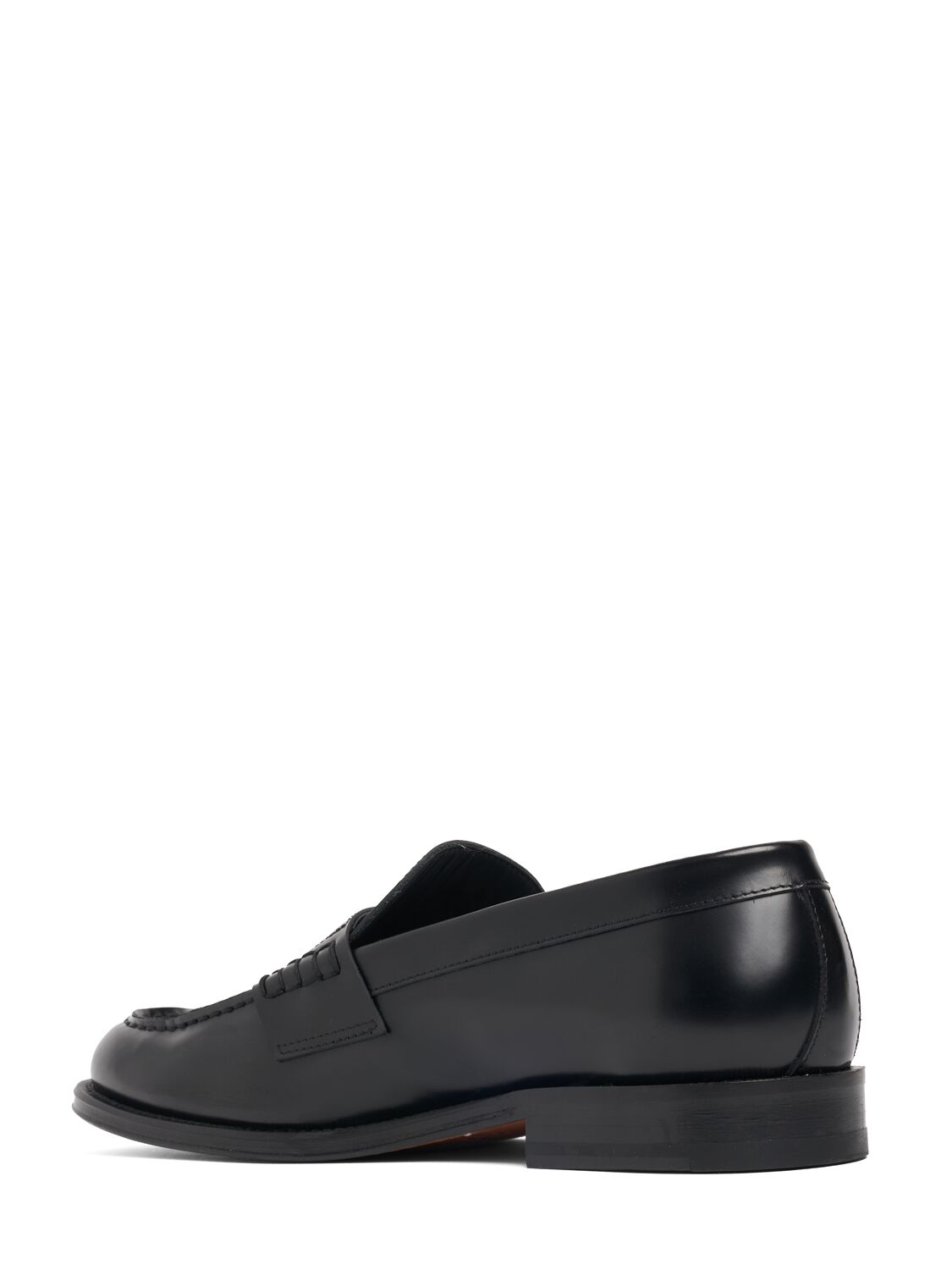 Shop Dsquared2 Beau Leather Loafers In Black