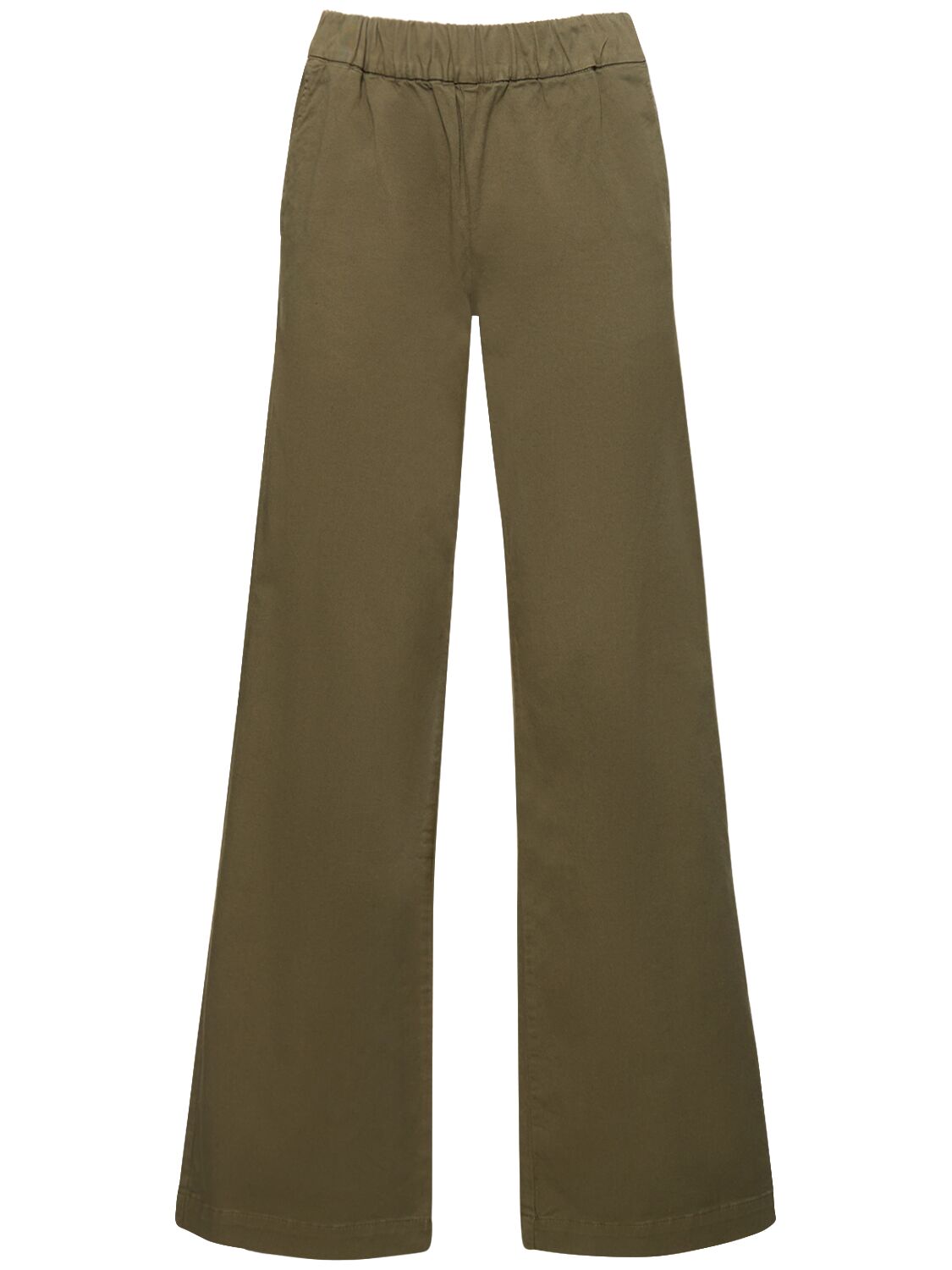 Image of Koa Stretch Cotton Straight Pants