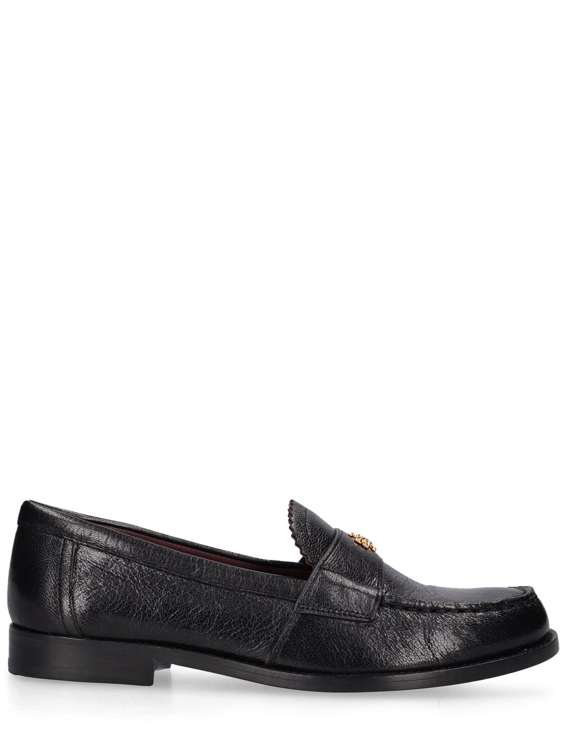 Shop Tory Burch 20mm Perry Leather Loafers In Black