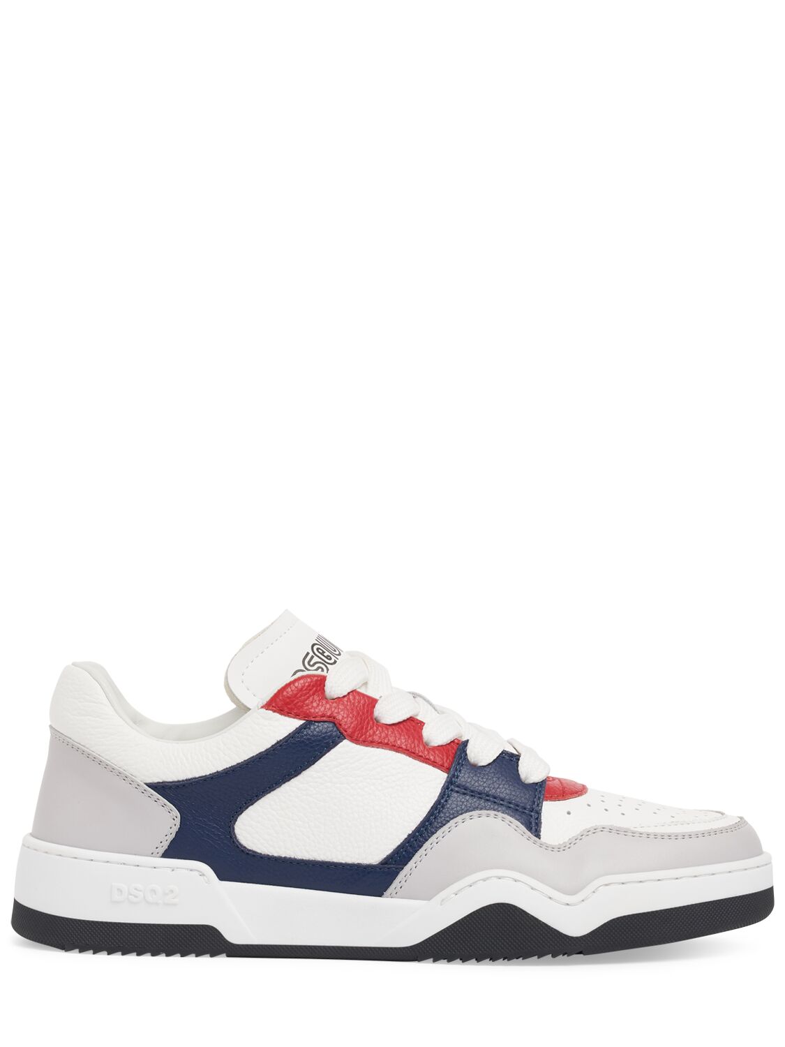 Shop Dsquared2 Spiker Low Top Sneakers In Red,white,blue