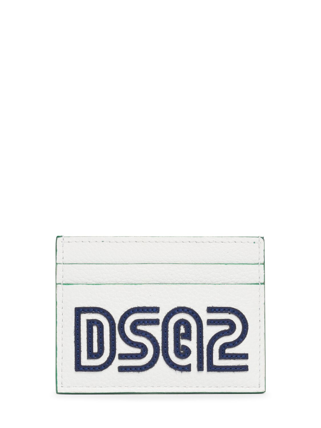 Dsquared2 Spieker Card Holder In White,green