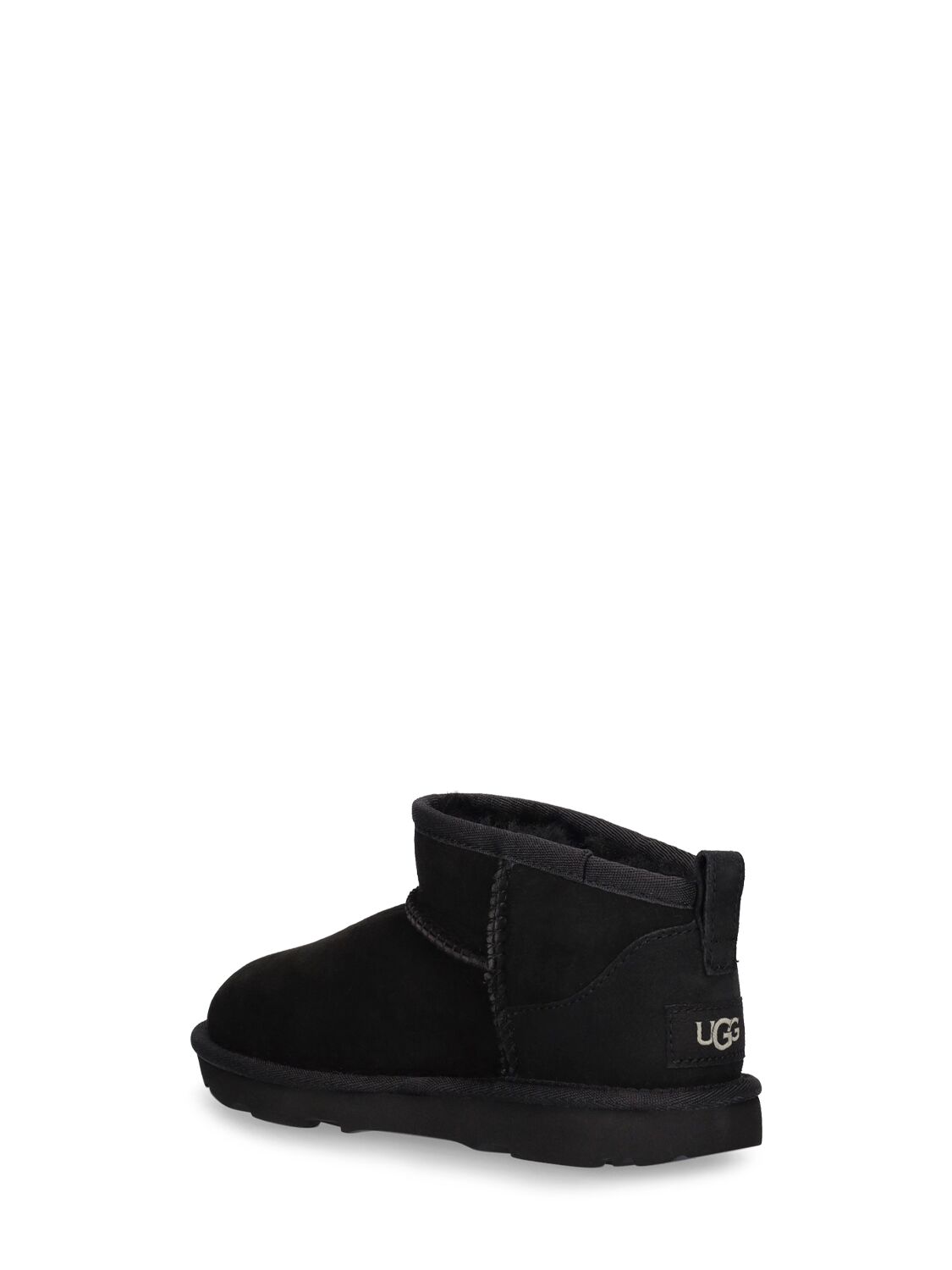 Shop Ugg Classic Ultra Mini Shearling Boots In Black