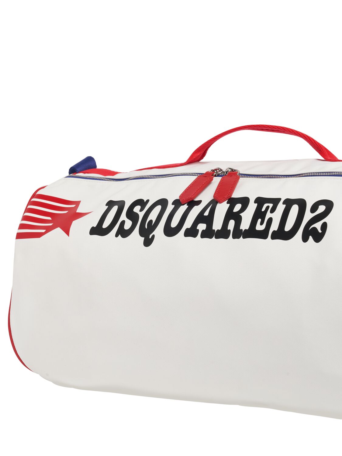 Shop Dsquared2 Rocco  Duffle Bag In White