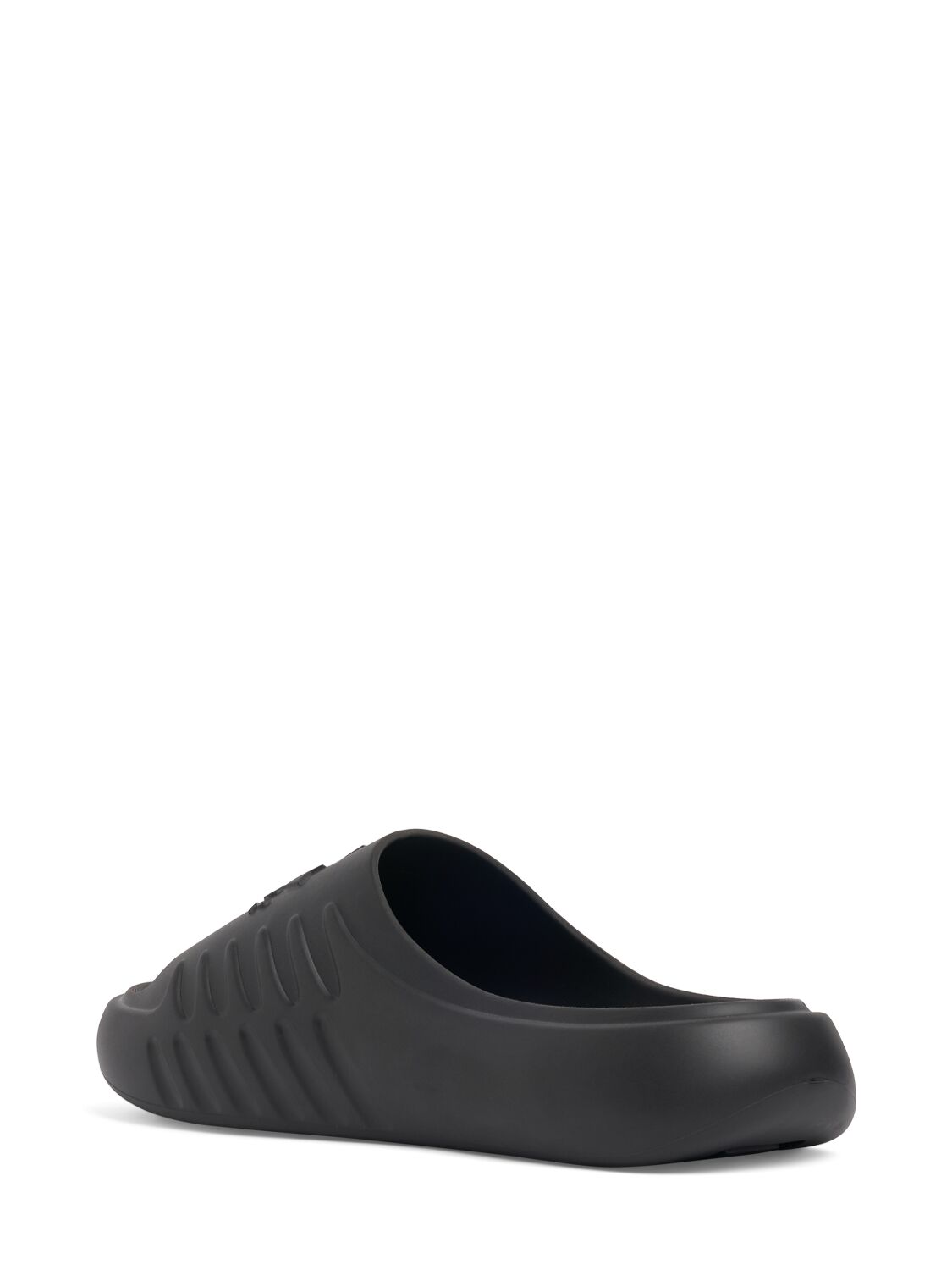 Shop Dsquared2 Logo Slide Sandals In Black