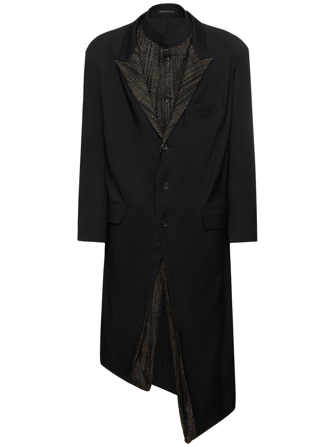 K-paneled Double Layered Coat – MEN > CLOTHING > COATS