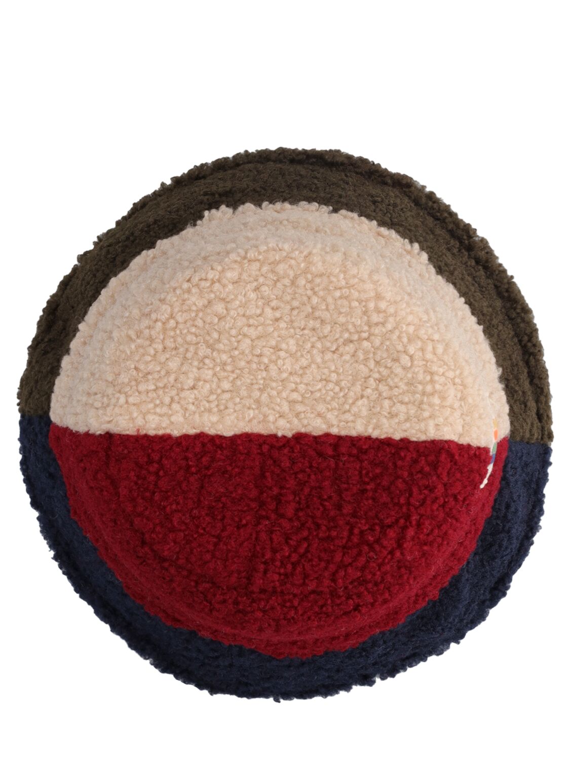 Shop Bobo Choses Color Block Teddy Hat In Multicolor