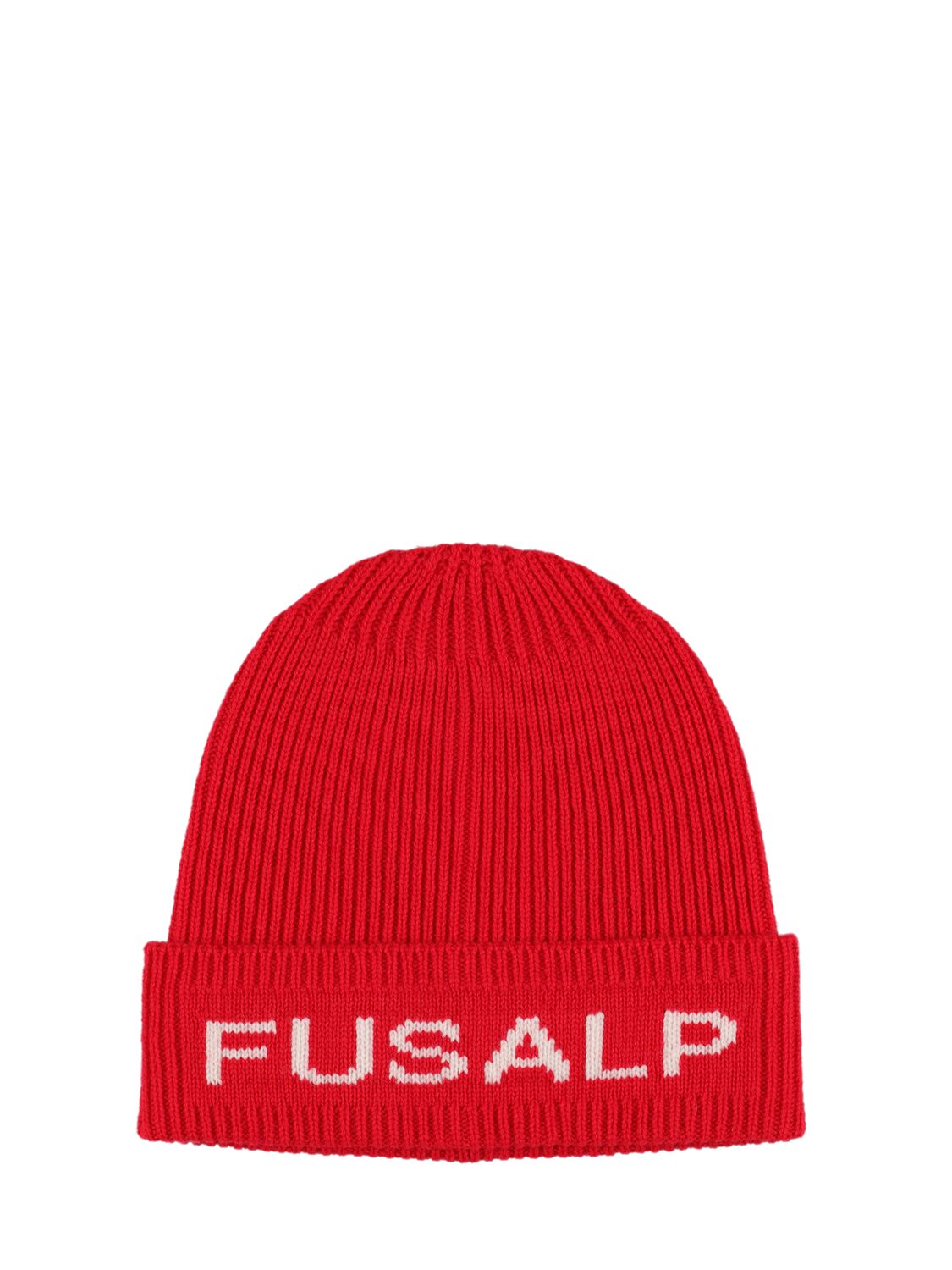 Fusalp Fully Wool & Cashmere Beanie In Red