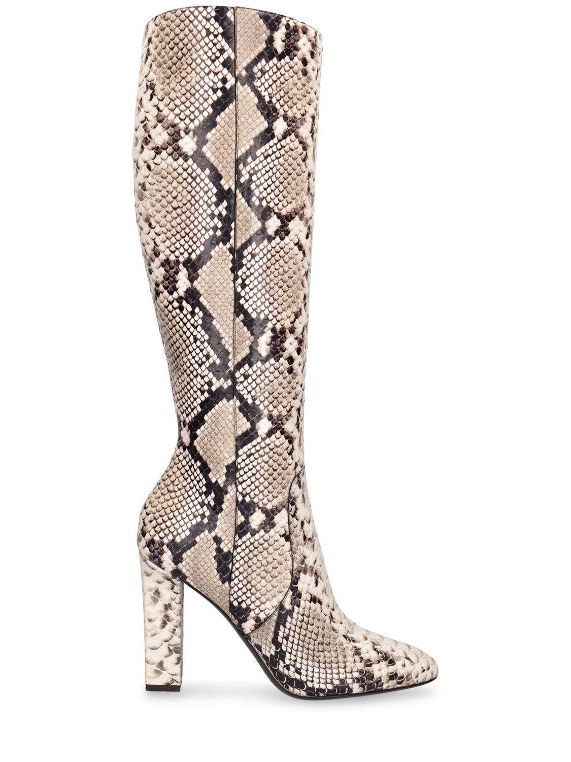 Image of 110mm Carly Runway Python Print Boots