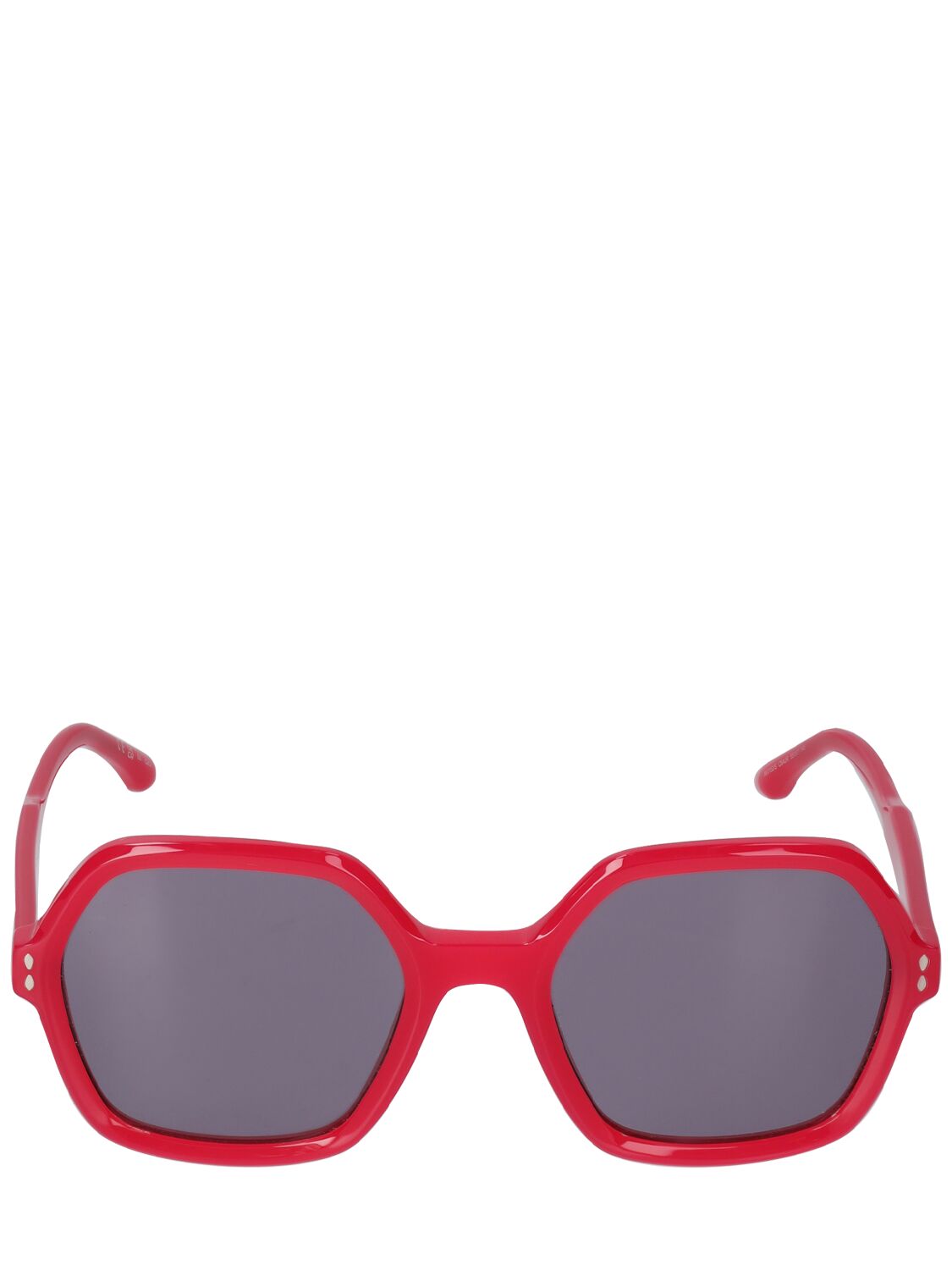 Isabel Marant The In Love Classic Acetate Sunglasses In Rot,grau