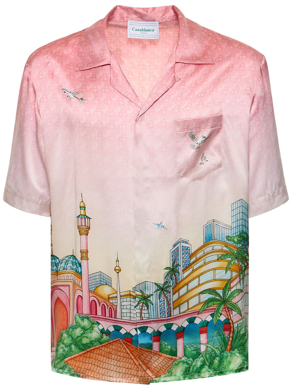 Image of Morning City View Silk Twill Shirt