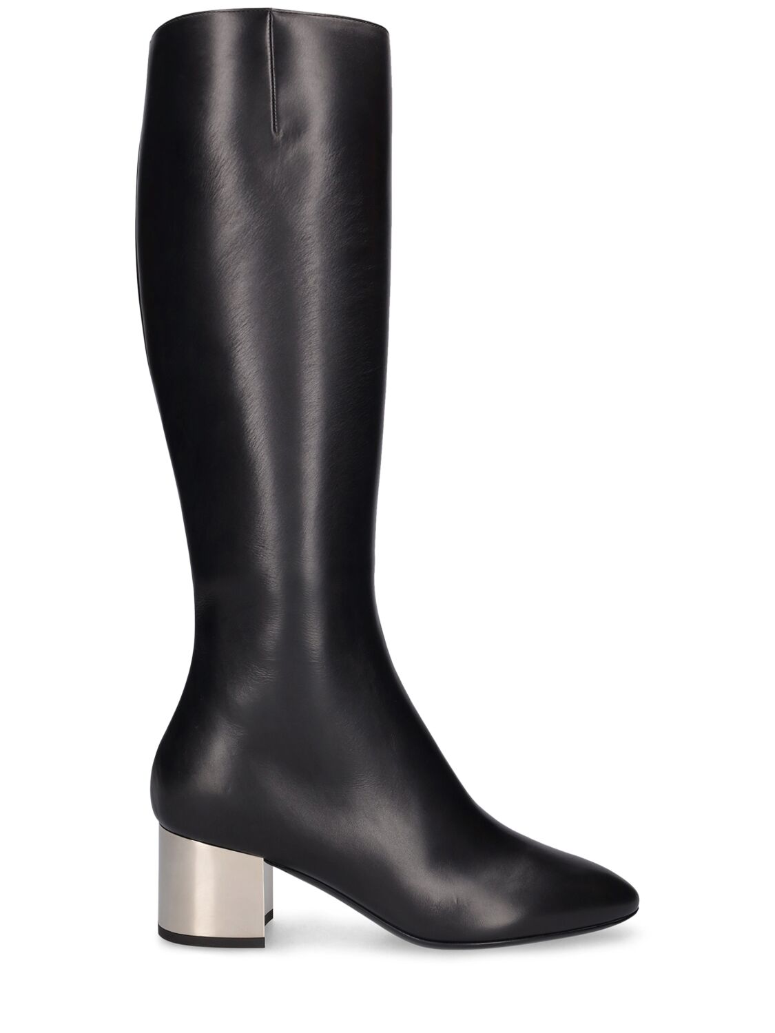 Michael Kors 55mm Ali Runway Glossy Leather Boots In Schwarz