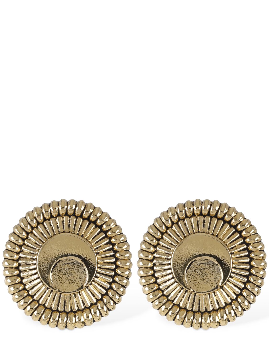 Image of Regenerated Statement Button Earrings