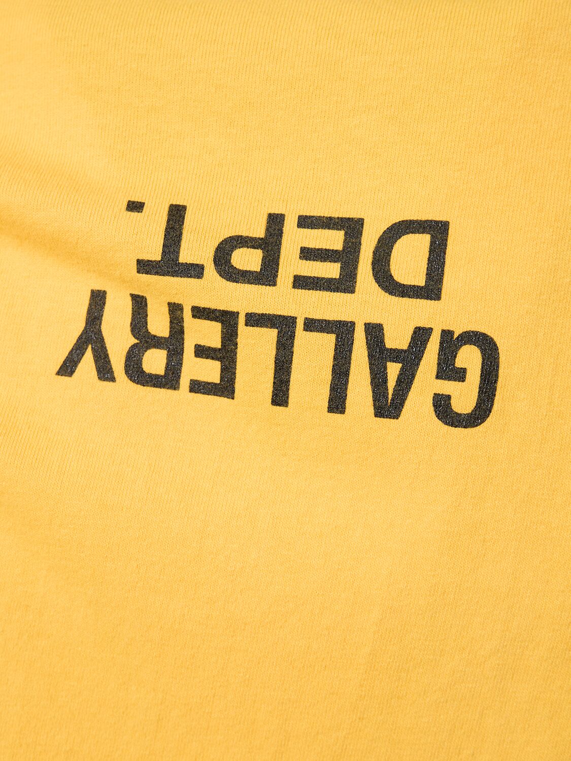 Shop Gallery Dept. Fuck Up Logo T-shirt In Golden Yellow
