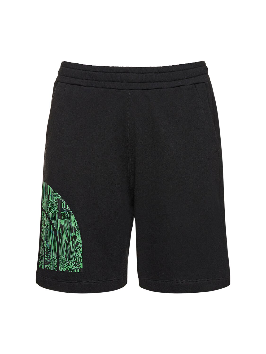 Blown Up Logo Cotton Sweat Shorts – MEN > CLOTHING > SHORTS