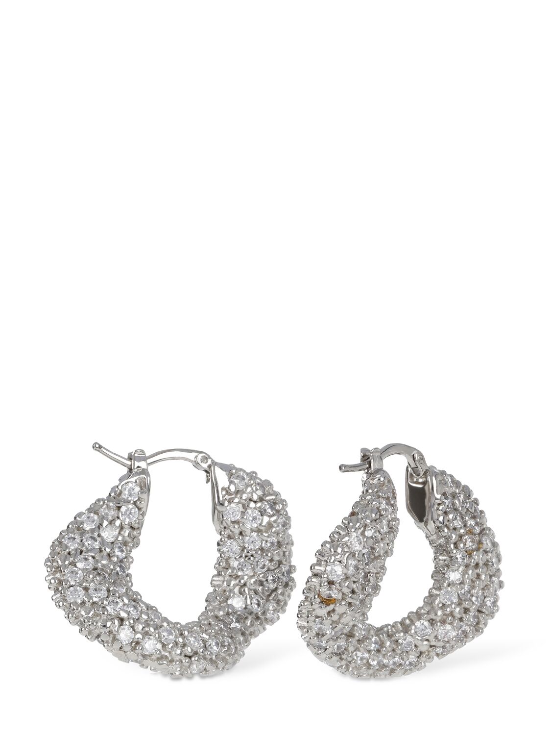 Bw1 5 Crystal Hoop Earrings