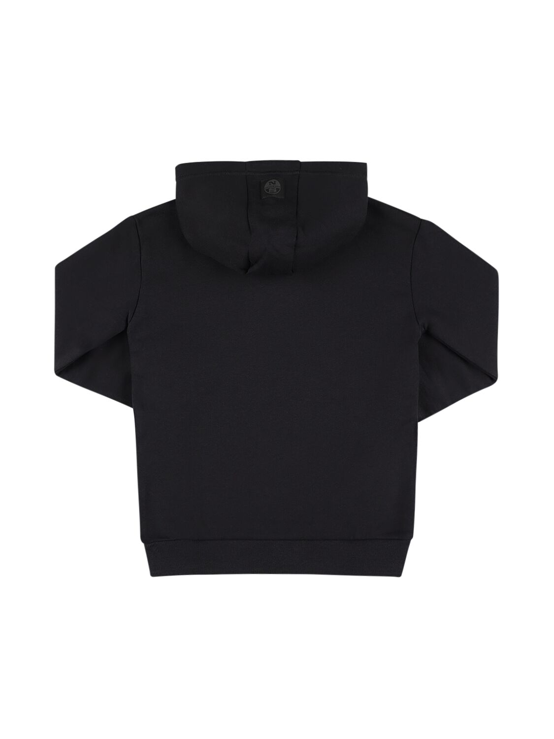 Shop North Sails Cotton Blend Sweatshirt Hoodie In Black