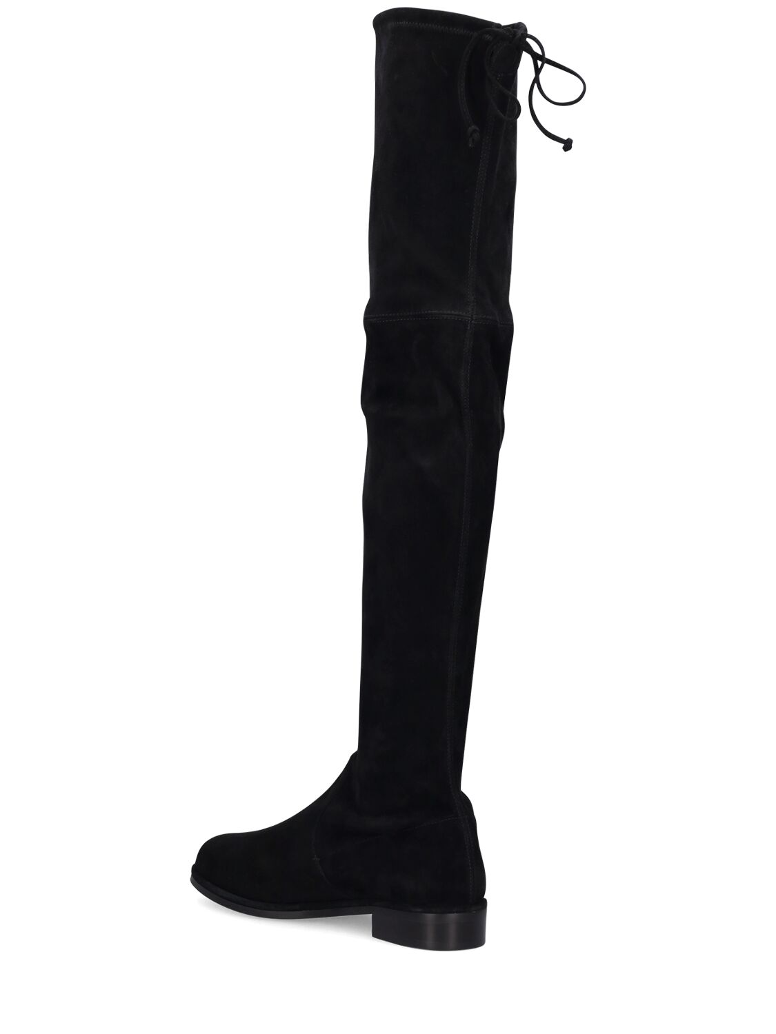 Shop Stuart Weitzman 20mm Lowland Bold Suede Boots In Black