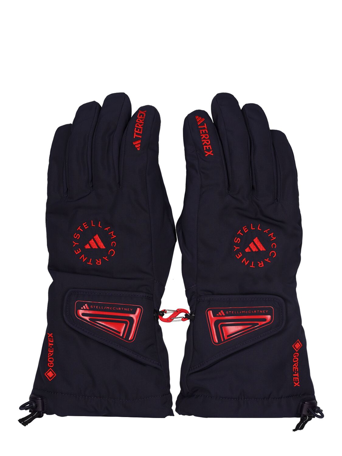 Adidas By Stella Mccartney Terrex Ski Gloves In Black