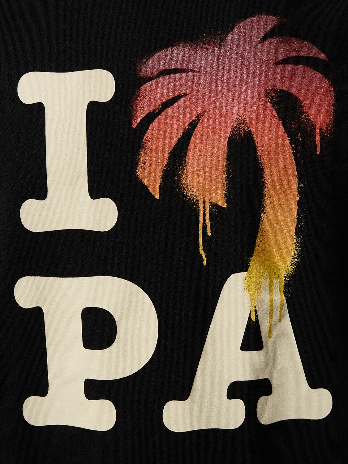 Palm Angels I Love Pa Tee in Black