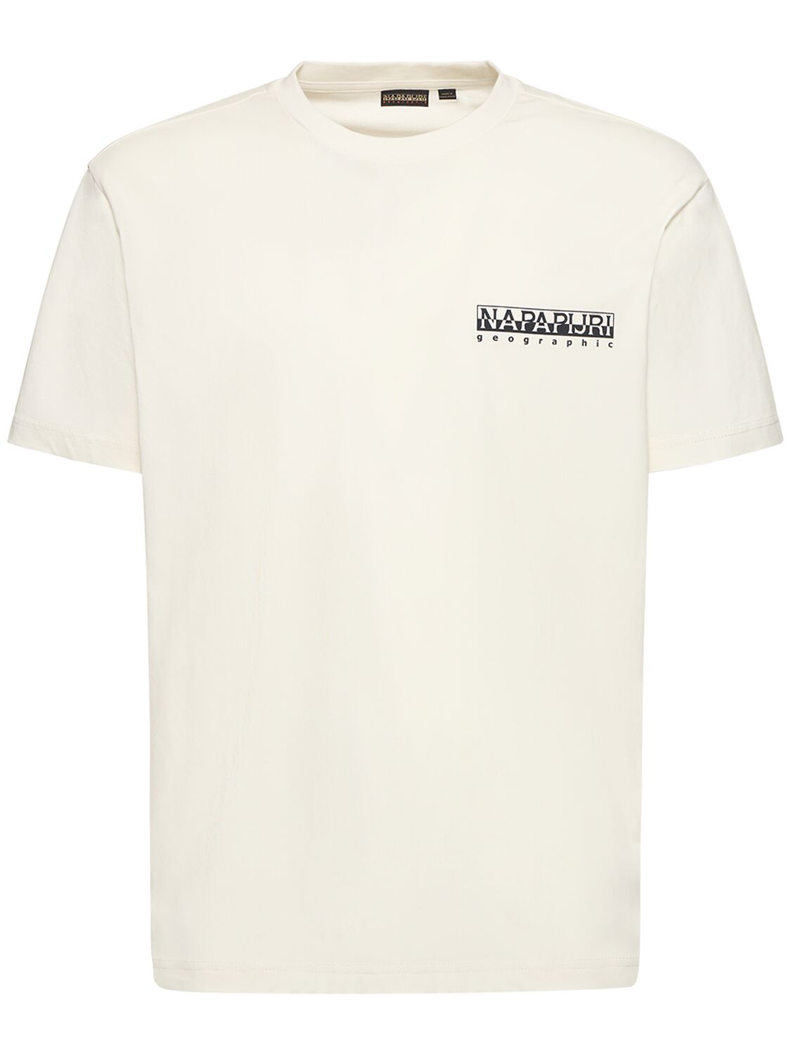 S-hill Logo Cotton T-shirt – MEN > CLOTHING > T-SHIRTS