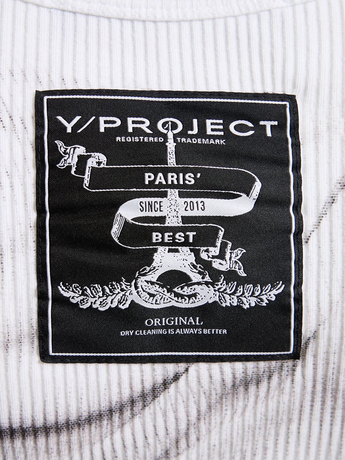 Shop Y/project Printed Cotton Tank Top In White
