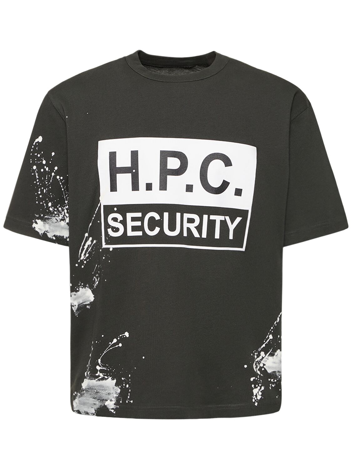 Heron Preston H.p.c. Print Cotton Jersey T-shirt In Black
