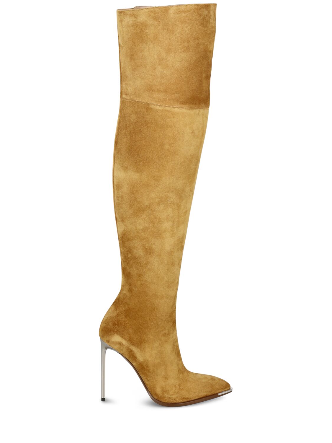 BALLY 105MM HEDI LEATHER OVER-THE-KNEE BOOTS
