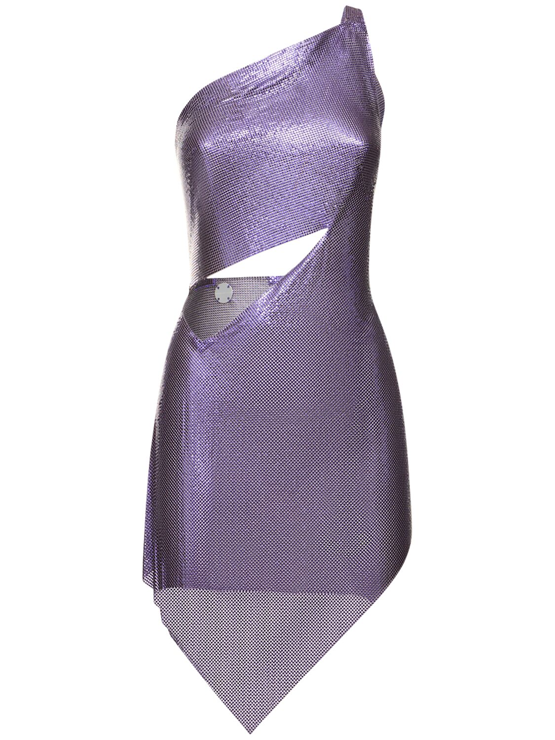 Rita Metallic One Shoulder Mini Dress