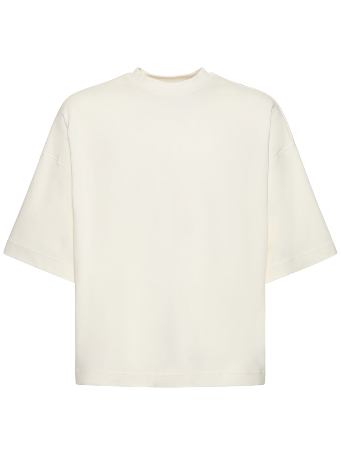 Nike Men's  Sportswear Tech Fleece Reimagined Oversized Short-sleeve Sweatshirt In White