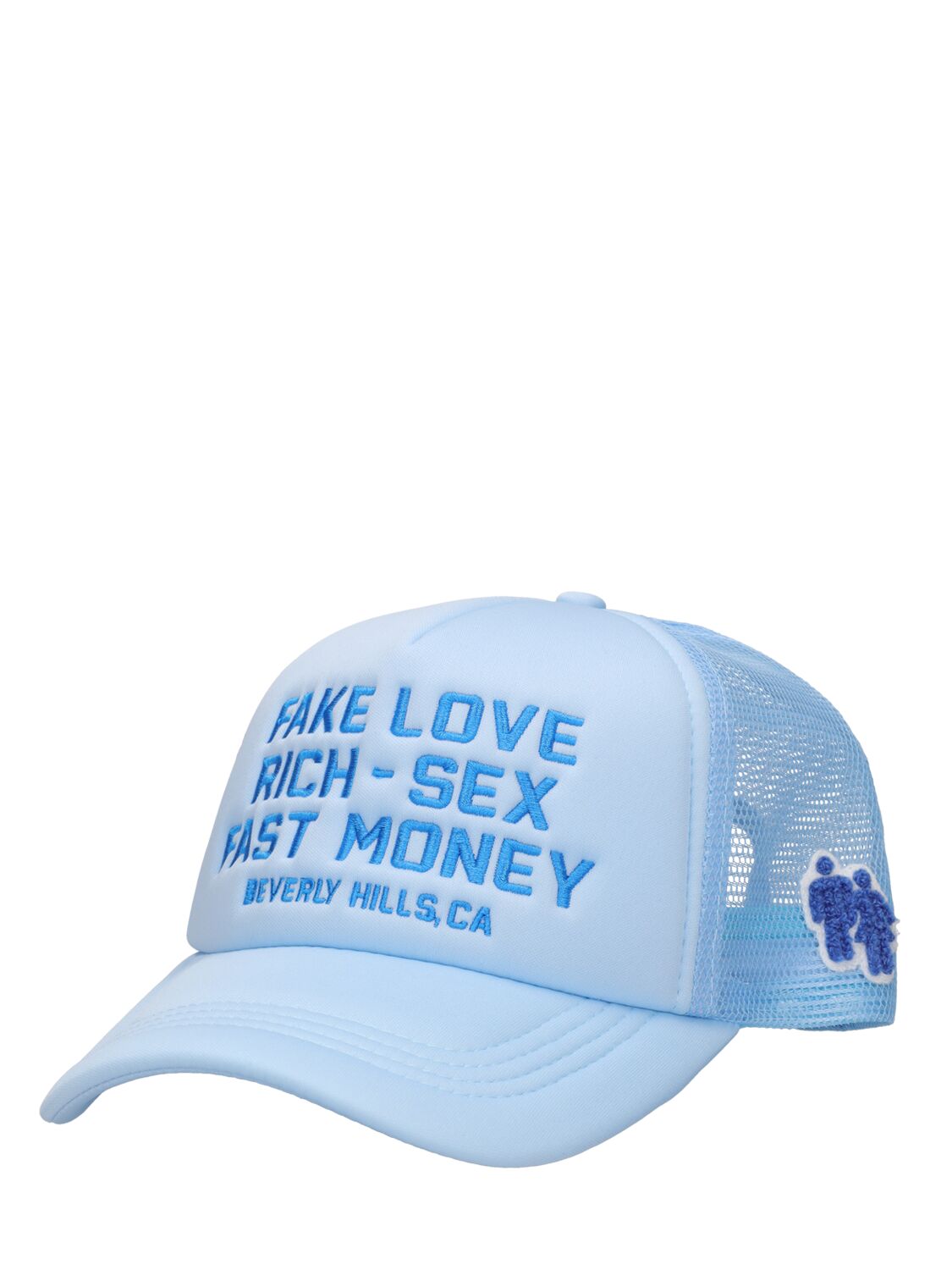 Fake Love Cotton Hat In Light Blue