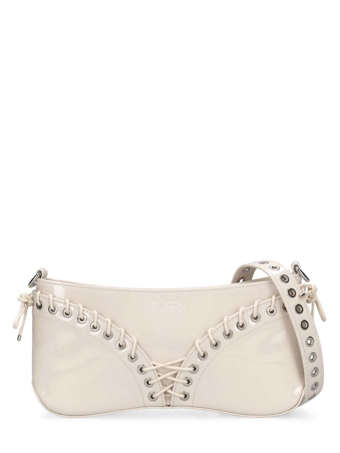 Cleavage Patent Leather Shoulder Bag