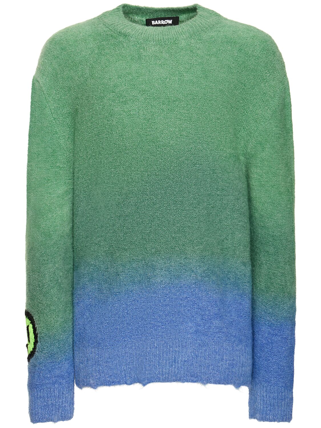 Barrow Unisex Mohair Blend Sweater In Green