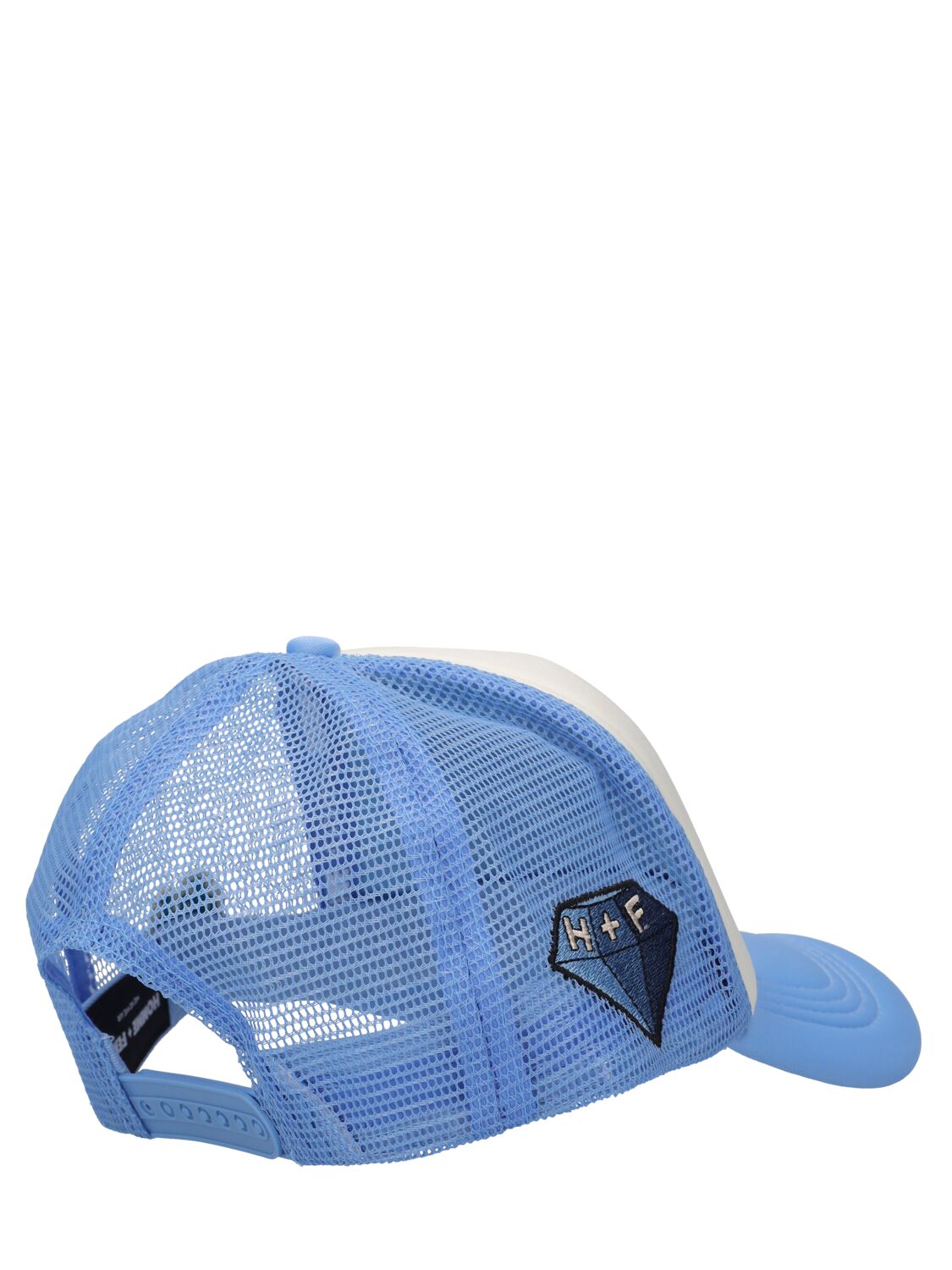 Shop Homme + Femme La Beverly Hills Cotton Hat In Blue