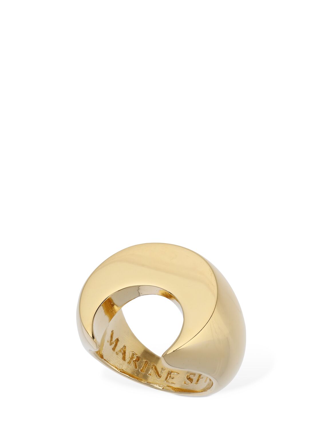 Image of Regenerated Brass Moon Ring