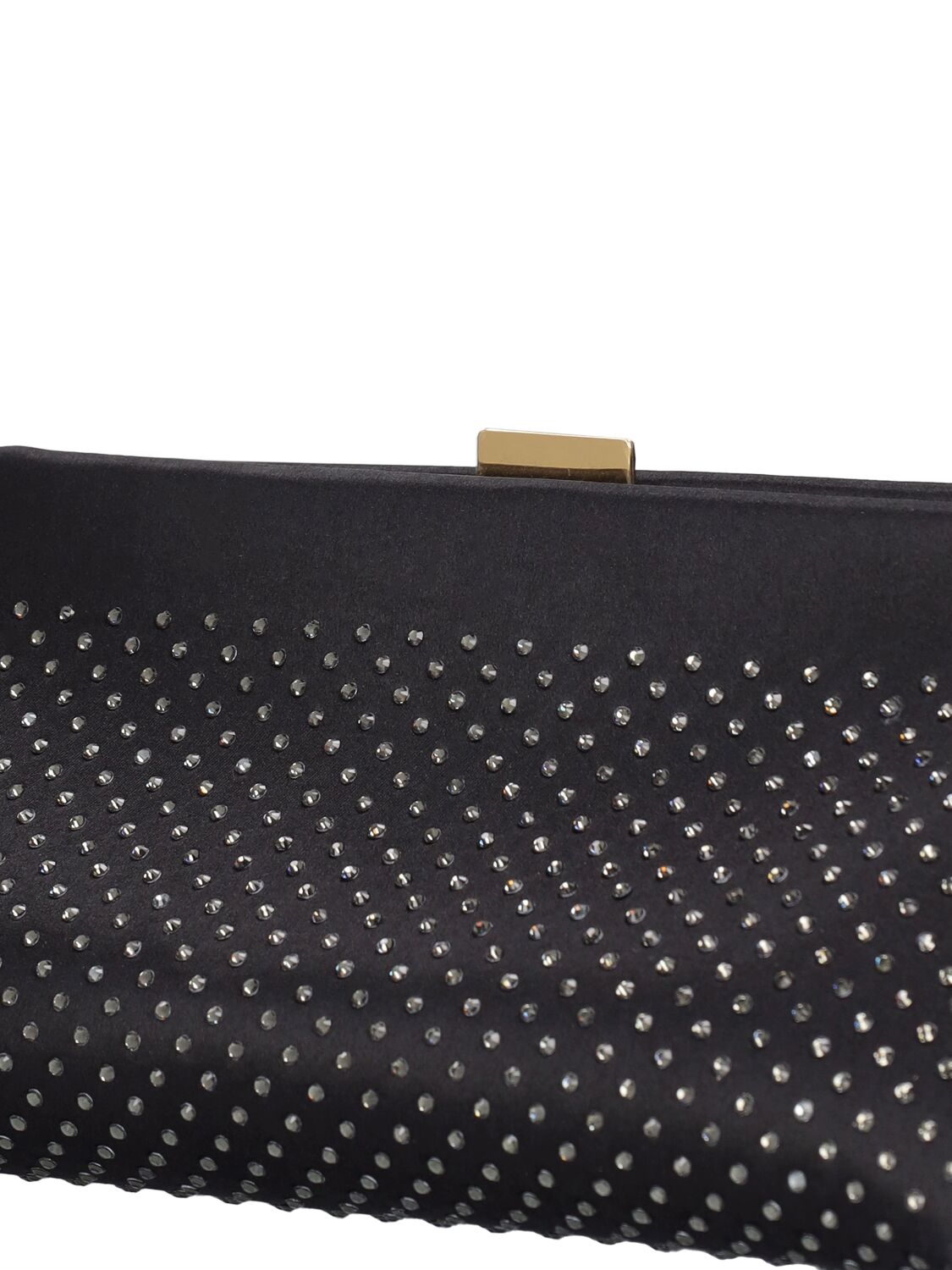 Shop Demellier Mini Cannes Leather Clutch In Black,grey