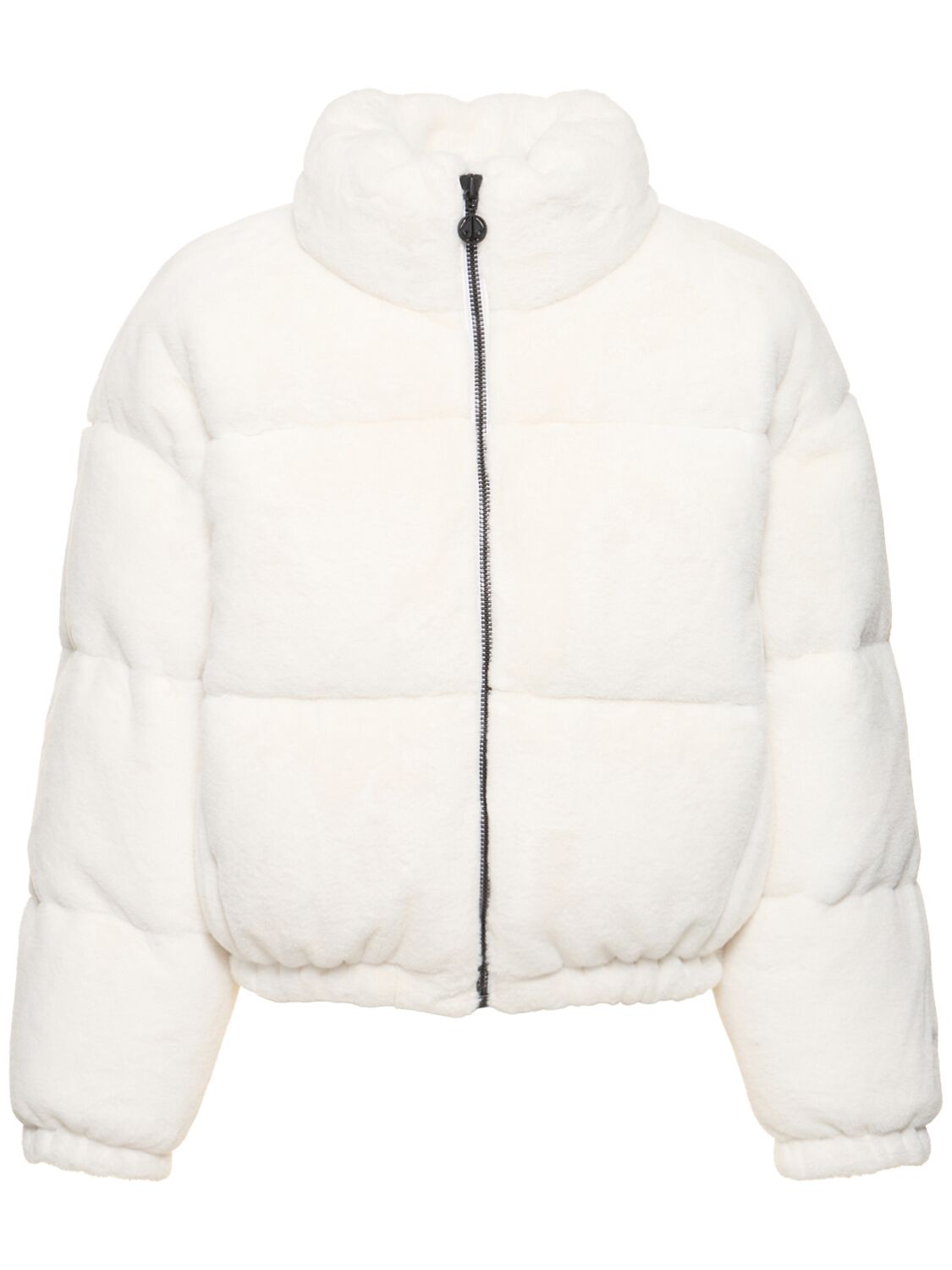 Moose Knuckles Bunny Cropped Down Jacket In White