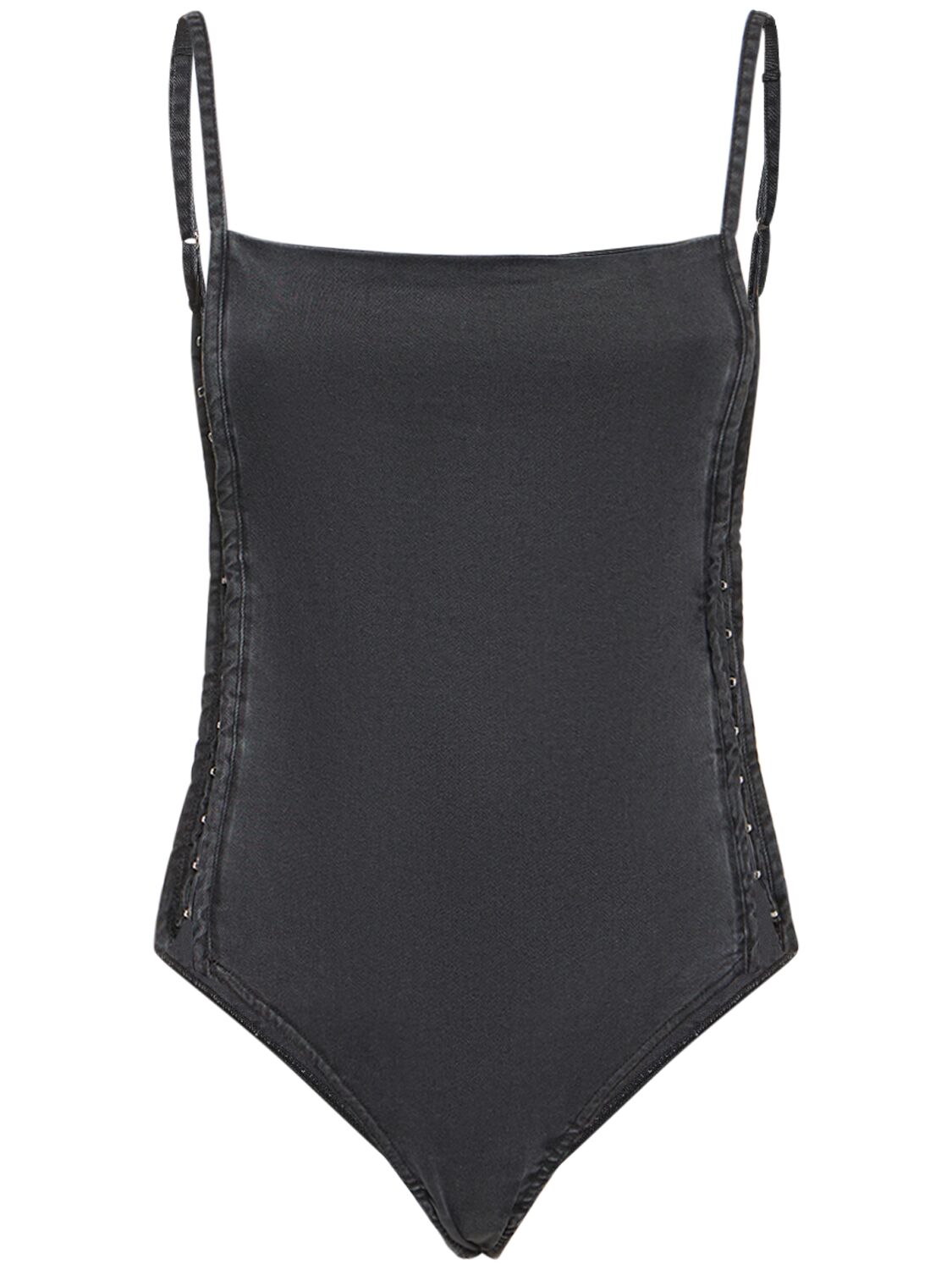 Y/project Sleeveless Bodysuit W/hooks In Black