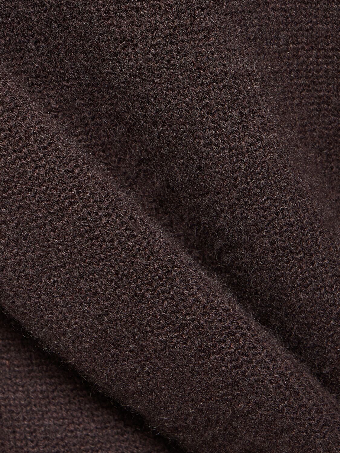 Shop Khaite Jovie Cashmere Turtleneck Sweater In Brown