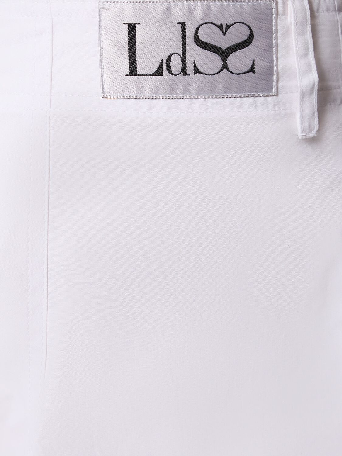 Shop Ludovic De Saint Sernin Pleated Poplin Lace-up Mini Skirt In White
