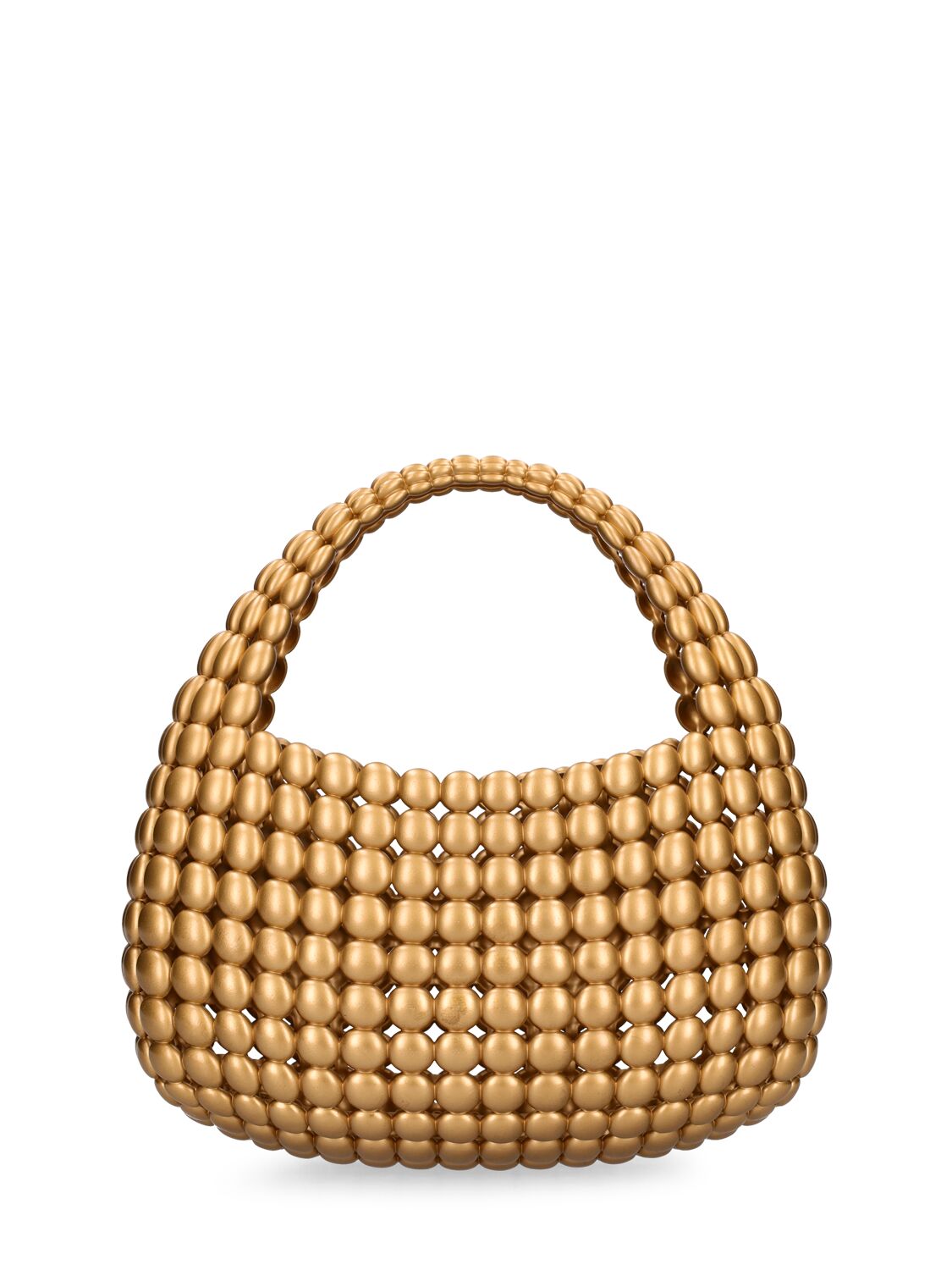Shop Jw Anderson Bubble Basket Bag In Gold