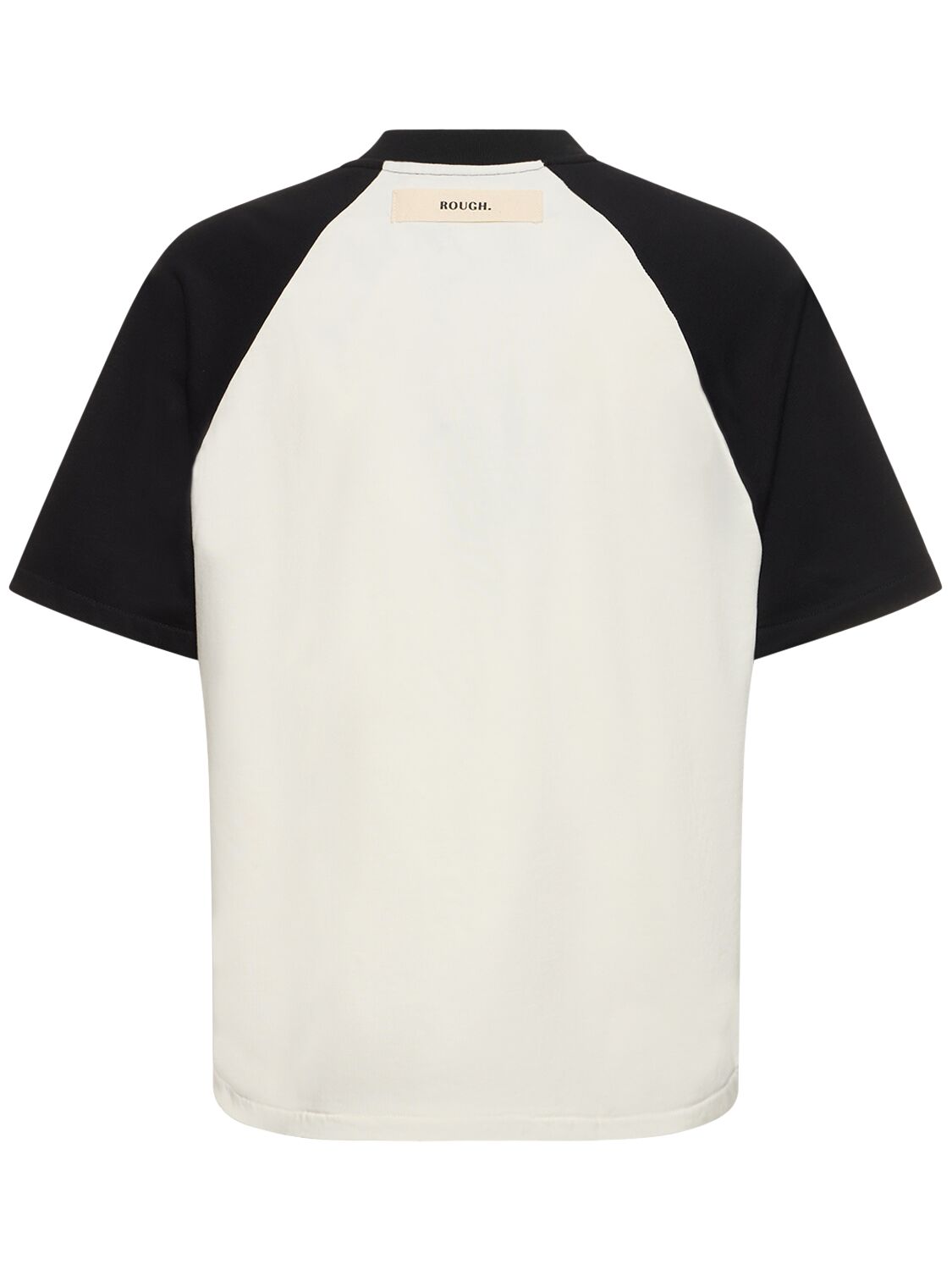 Shop Rough Origins Cotton T-shirt In White,black