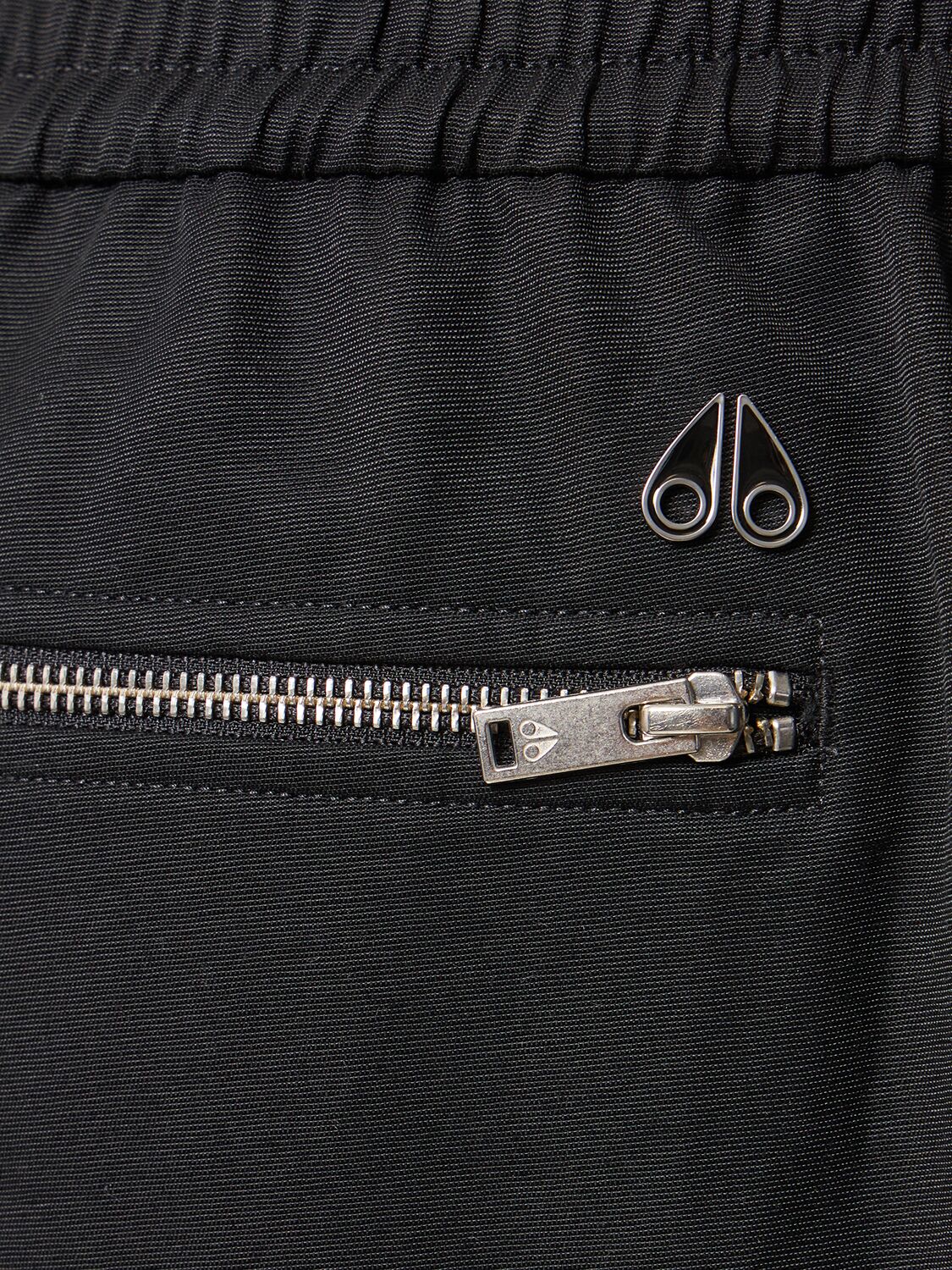 Shop Moose Knuckles Chelsea Zipped Cargo Pants In Black