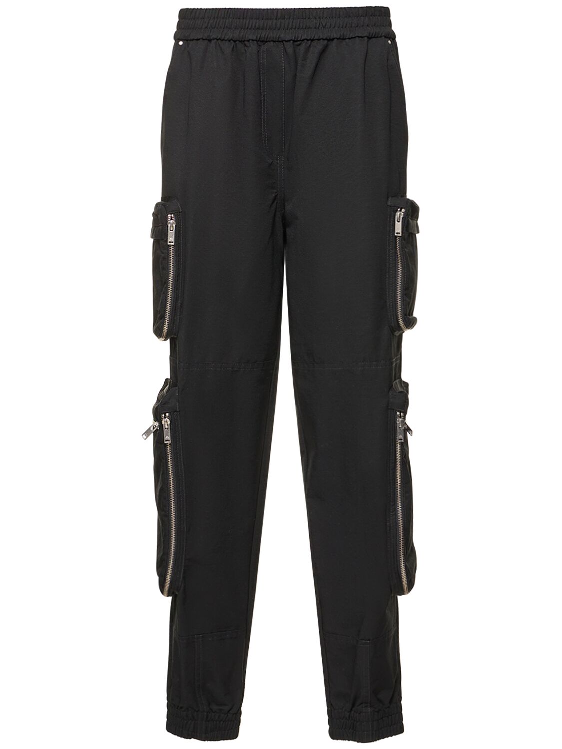 Moose Knuckles Chelsea Zipped Cargo Trousers In Black