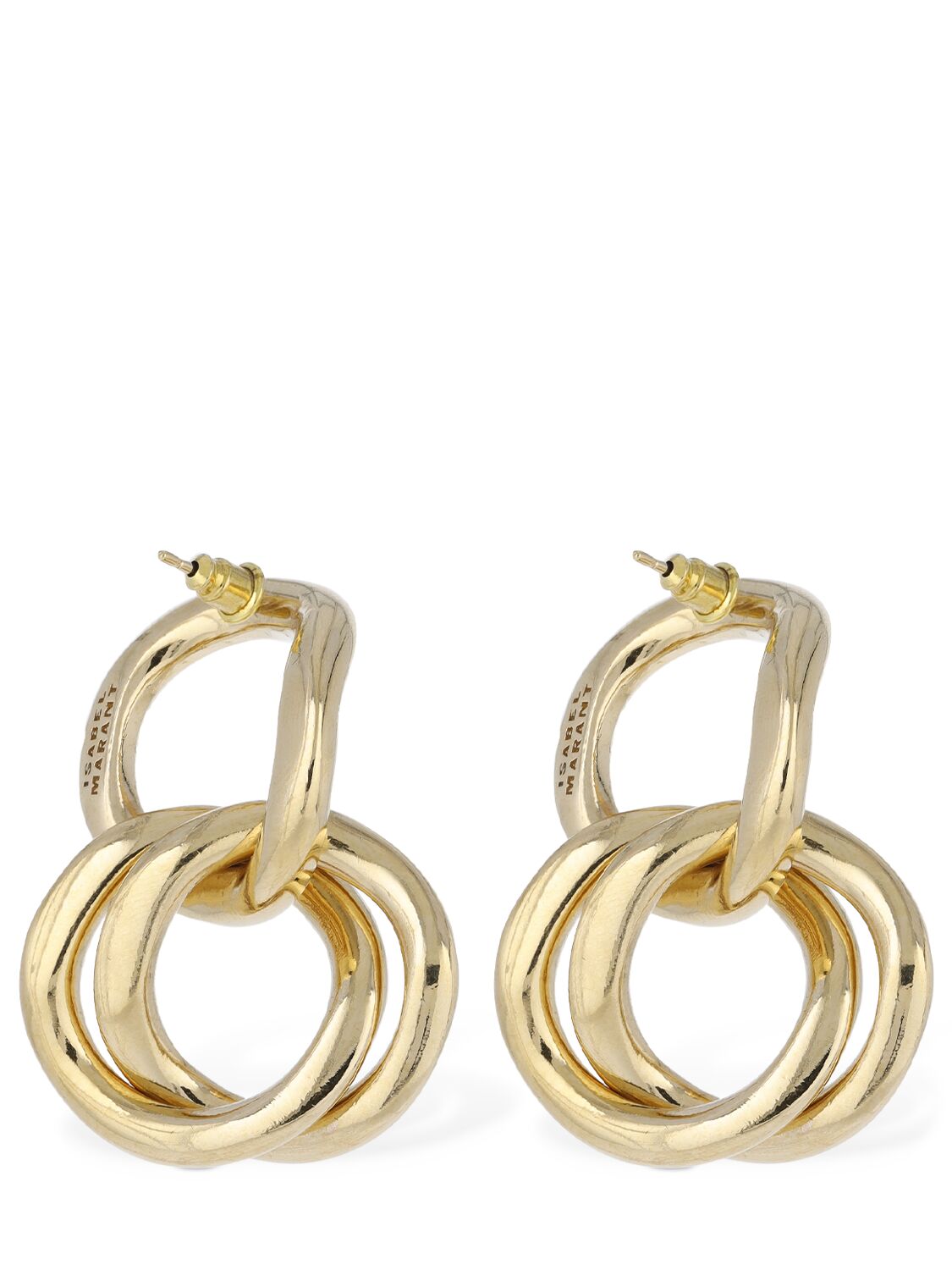 Shop Isabel Marant Orion Drop Earrings In Gold