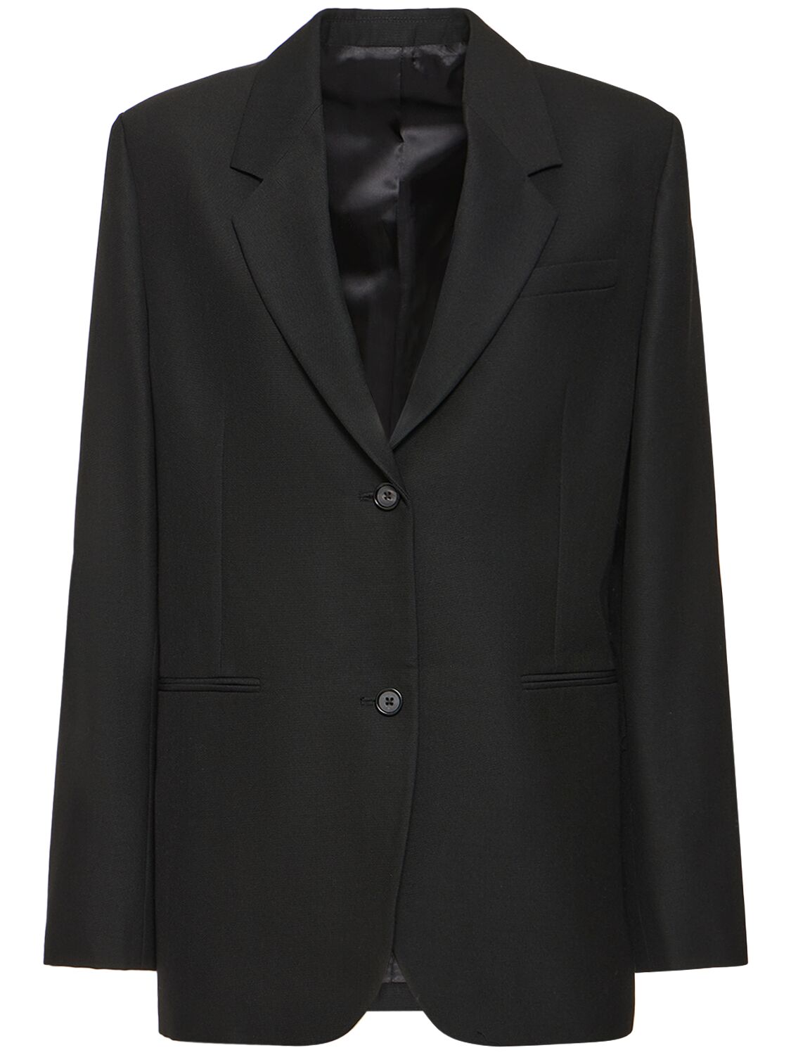 Totême Tailored Suit Wool Blend Jacket In Black